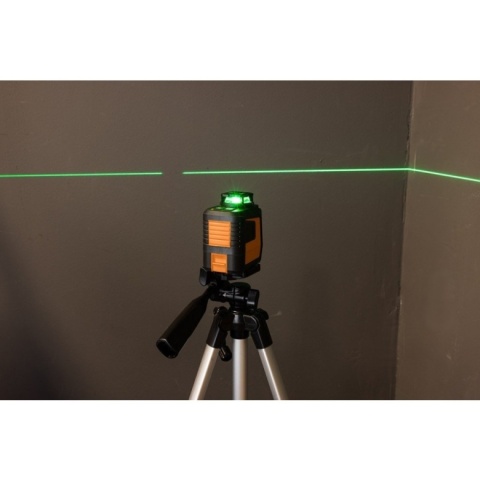 Laser krzyżowy płaszczyznowy zielony 360 NEO TOOLS 75-144 5 linii 20m akumulatorowy uchwyt magnetyczny etui zestaw PROFI