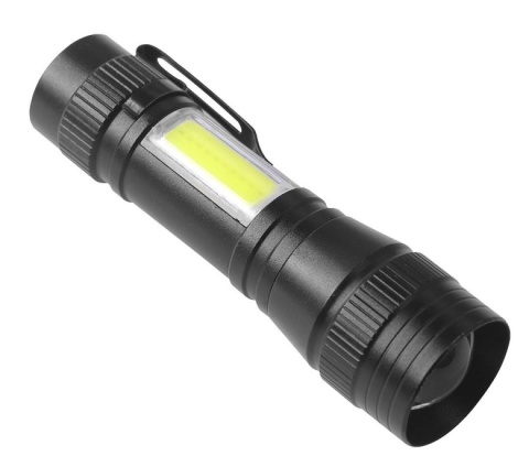 Latarka akumulatorowa LED XPE COB 220lm NEO TOOLS 99-129 kieszonkowa USB C z klipsem aluminiowa dla mechaników i turystów