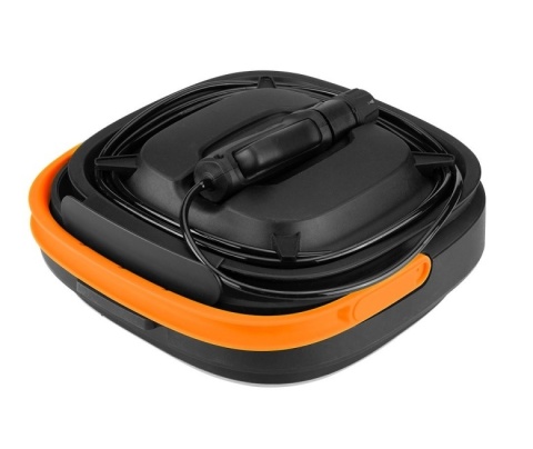 Mobilna myjka ciśnieniowa akumulatorowa NEO TOOLS 04-605 12V 5bar wiaderko USB-C bezprzewodowa na kemping i do auta