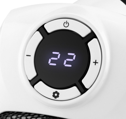 Termowentylator kontaktowy ceramiczny 500W NEO TOOLS 90-158 grzejnik do gniazdka z obrotową wtyczką i termostatem