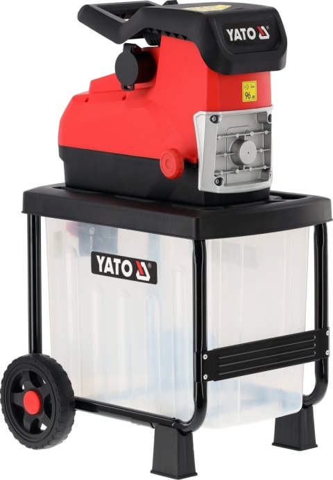 ROZDRABNIACZ DO GAŁĘZI ELEKTRYCZNY CICHY 2800W 45 MM 55 L YATO YT-852371