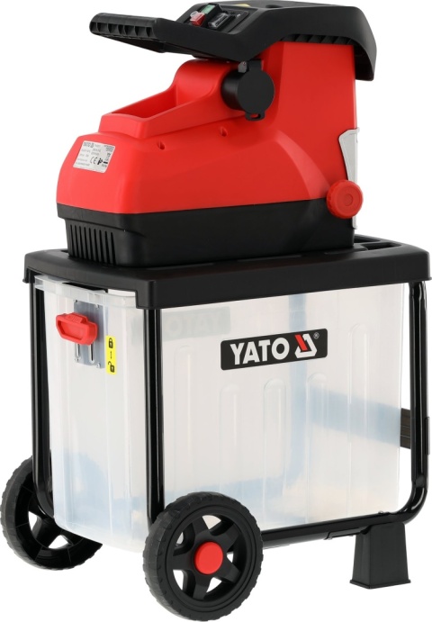ROZDRABNIACZ DO GAŁĘZI ELEKTRYCZNY CICHY 2800W 45 MM 55 L YATO YT-852371