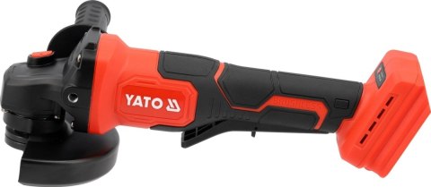 SZLIFIERKA KĄTOWA 125mm 18V SOFT START BEZSZCZOTKOWA BEZ AKUMULATORA YATO YT-828256