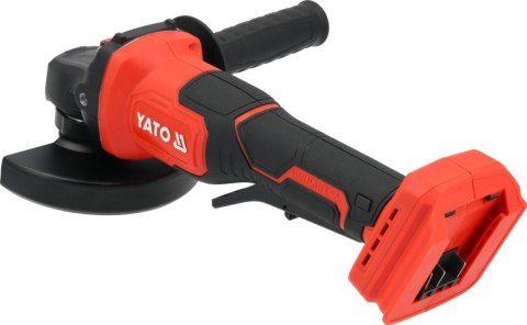 SZLIFIERKA KĄTOWA 125mm 18V SOFT START BEZSZCZOTKOWA BEZ AKUMULATORA YATO YT-828256