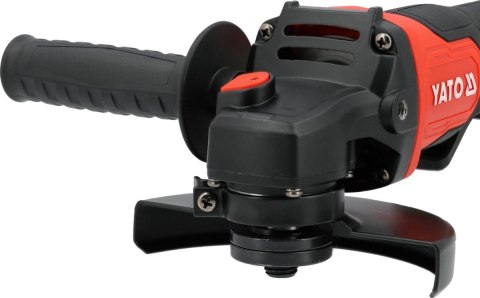 SZLIFIERKA KĄTOWA 125mm 18V SOFT START BEZSZCZOTKOWA BEZ AKUMULATORA YATO YT-828256
