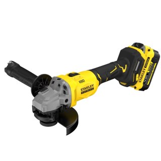 SZLIFIERKA KĄTOWA AKUMULATOROWA 125 MM 18V 4 AH WALIZKA STANLEY SFMCG710M1T