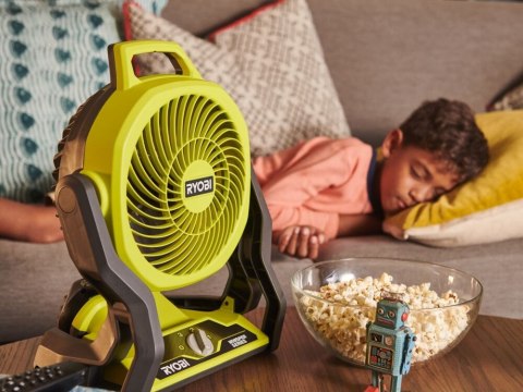 WENTYLATOR WIATRAK AKUMULATOROWY WHISPER 18V SOLO ONE + RYOBI RF18-0