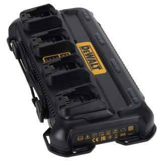 Wieloportowa ładowarka 4A 230V 4Amp wskaźnik naładowania DeWALT DCB1404-QW