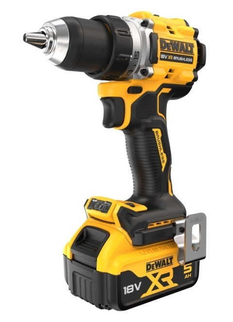 Wiertarko wkrętarka bezszczotkowa DeWALT DCD800P2T 18V 90Nm 2x5Ah zestaw z ładowarką i kufrem TSTAK dla profesjonalistów