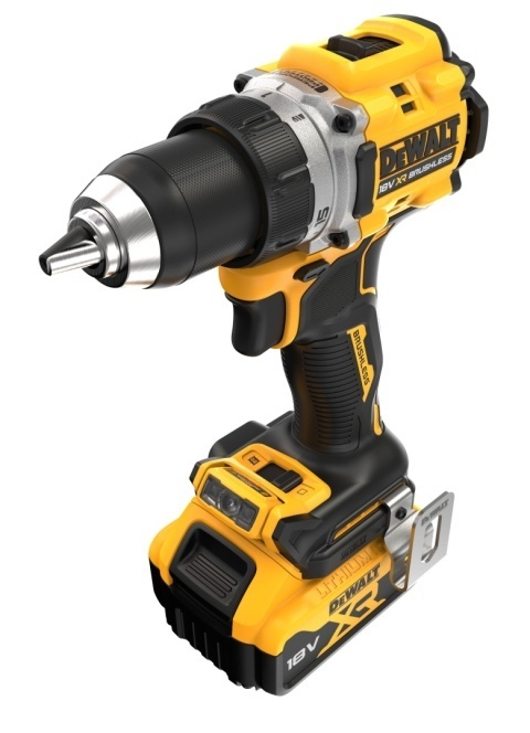 Wiertarko wkrętarka bezszczotkowa DeWALT DCD800P2T 18V 90Nm 2x5Ah zestaw z ładowarką i kufrem TSTAK dla profesjonalistów