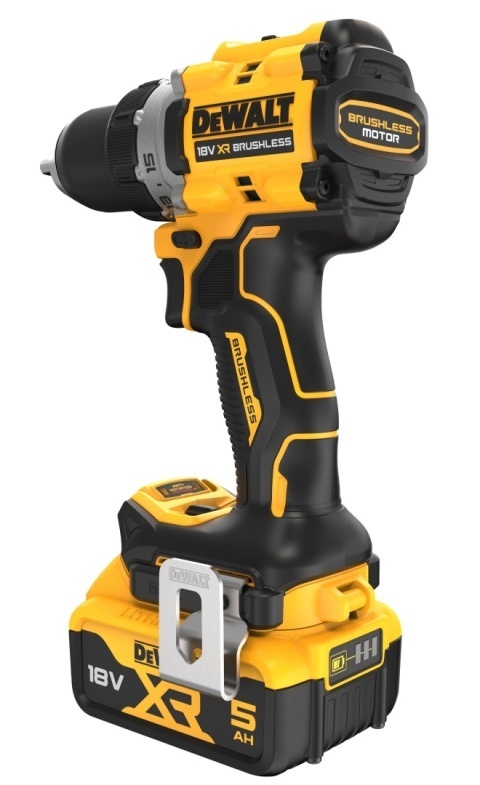 Wiertarko wkrętarka bezszczotkowa DeWALT DCD800P2T 18V 90Nm 2x5Ah zestaw z ładowarką i kufrem TSTAK dla profesjonalistów