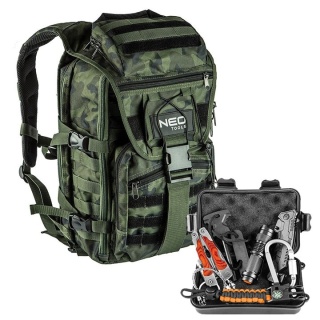 Zestaw Survivalowy Taktyczny plecak przetrwania NEO TOOLS