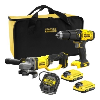 Zestaw wiertarko wkrętarka udarowa + szlifierka FATMAX STANLEY SFMCK471D2S-QW