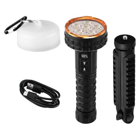 Lampka latarka LED powerbank mocna akumulatorowa wodoodporna 3 w 1 4700 lm 99-138 NEO TOOLS