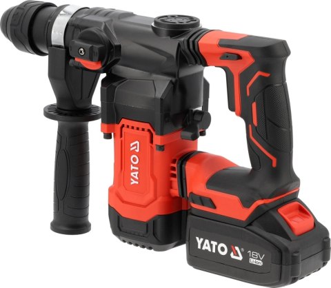 MŁOTOWIERTARKA SDS+ 18V 3.8J BL 4.0 AH BEZSZCZOTKOWA BARDZO MOCNA YT-827740 YATO