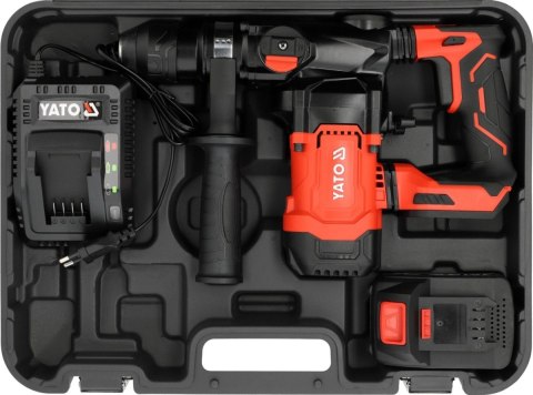 MŁOTOWIERTARKA SDS+ 18V 3.8J BL 4.0 AH BEZSZCZOTKOWA BARDZO MOCNA YT-827740 YATO