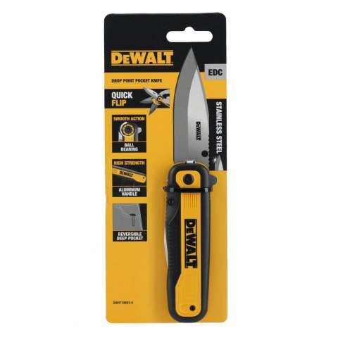 Nóż składany Quick & Flip kieszonkowy 82 mm DWHT10993-0 DeWALT