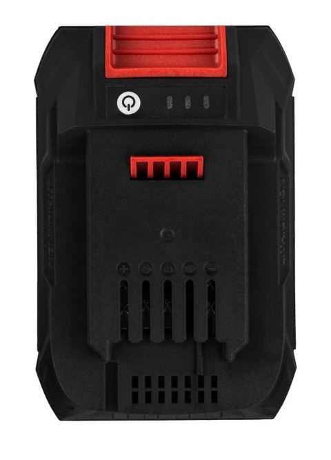 SZLIFIERKA KĄTOWA AKUMULATOROWA ENERGY+ 18V 125MM AKUMULATOR 2AH ŁADOWARKA 58GE130-1-SET GRAPHITE